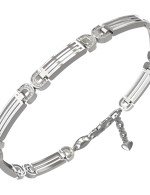 Браслет из белого золота c бриллиантами