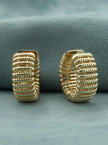 Серьги из лимонного золота 585 пробы