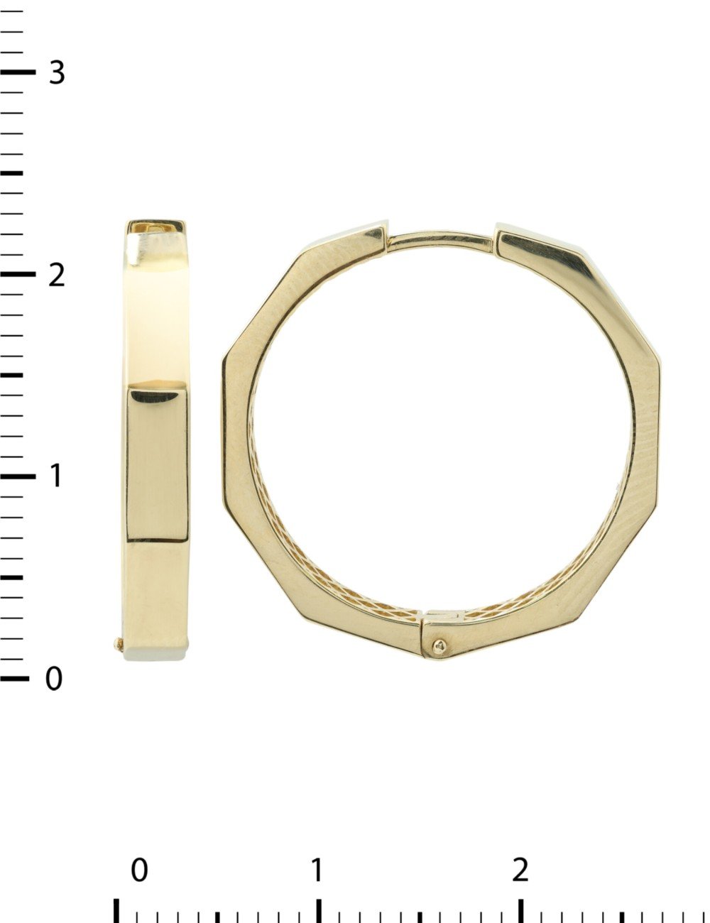 Серьги из лимонного золота