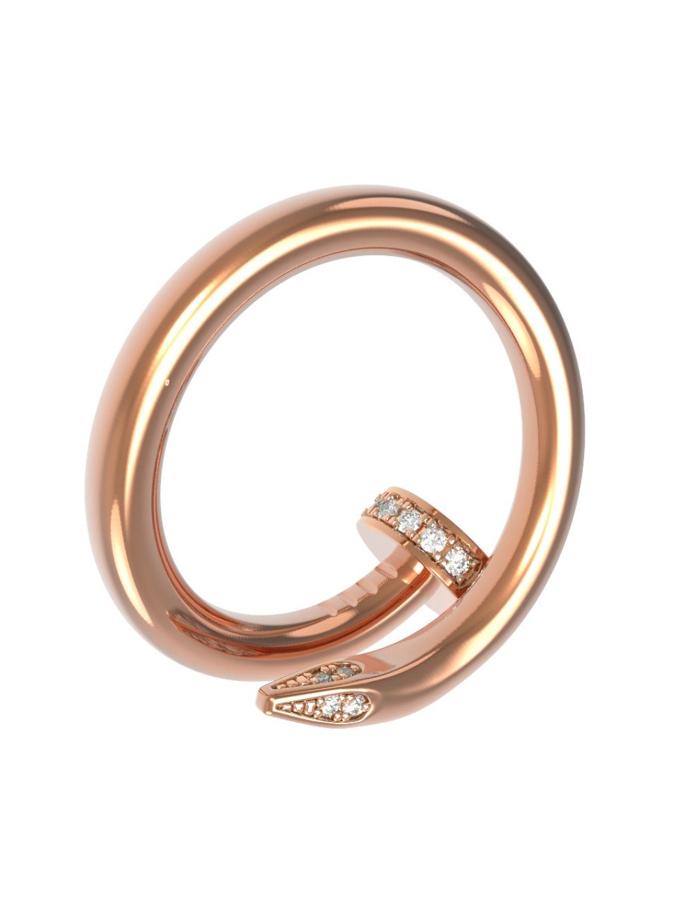 Кольцо из золота c бриллиантами