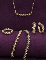 Браслет из лимонного золота c бриллиантами