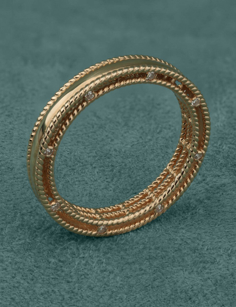 Кольцо из золота c бриллиантами