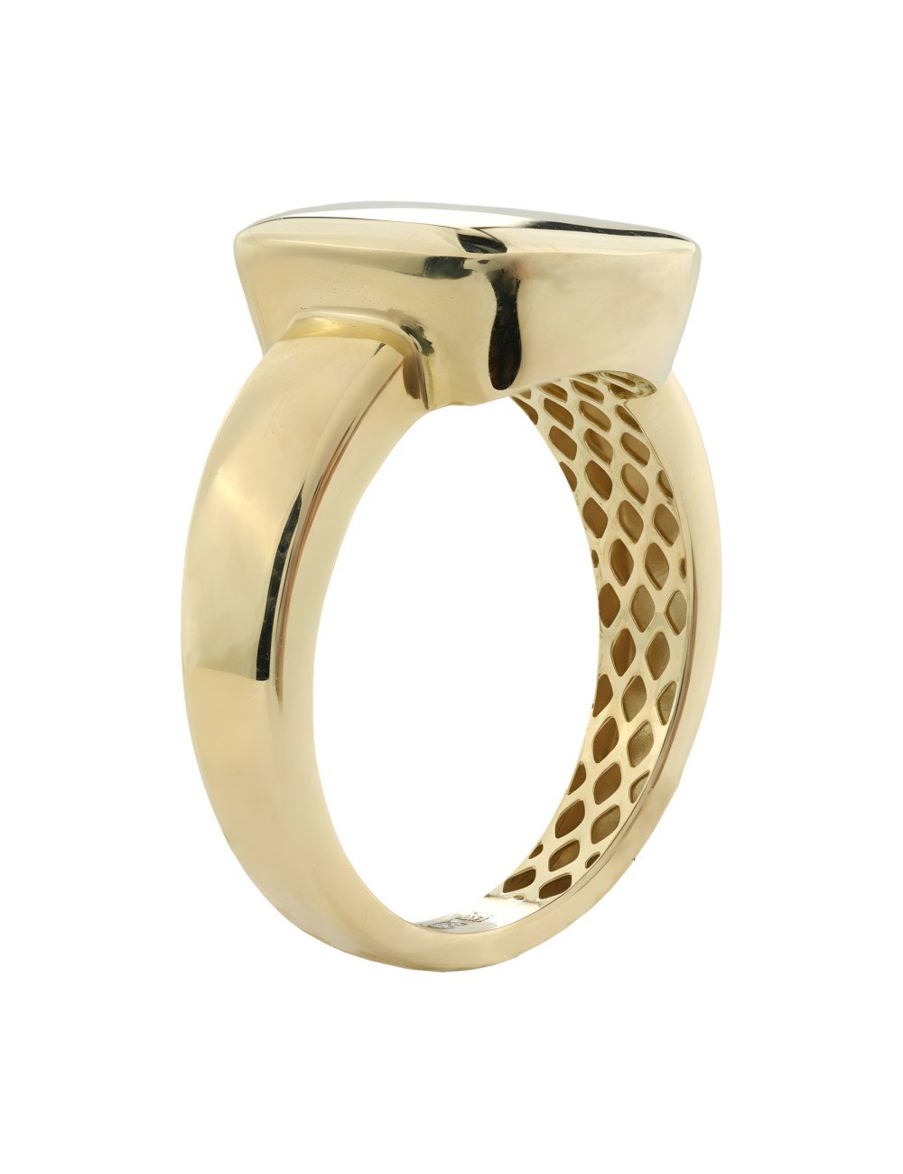 Кольцо из лимонного золота