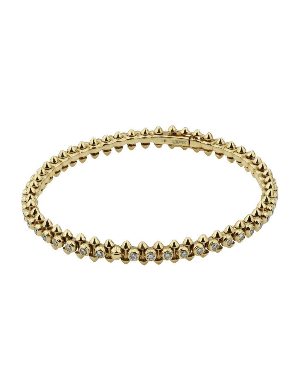 Браслет из лимонного золота c бриллиантами