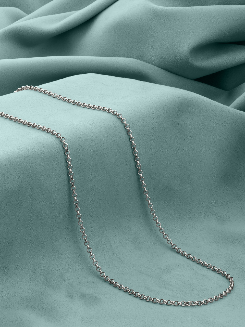 Цепь из белого золота 585 пробы