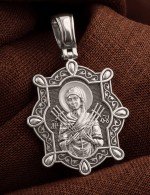 Образок из белого золота