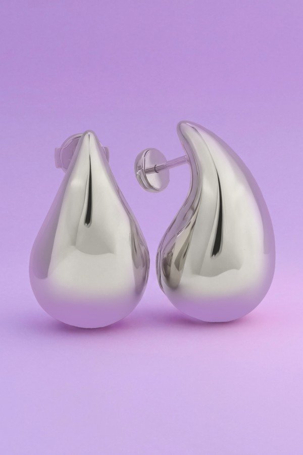 Серьги из белого золота 585 пробы