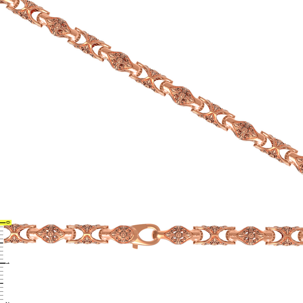 Браслет из красного золота 585 пробы