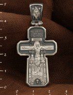 Крест из белого золота