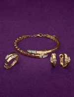 Серьги из лимонного золота c бриллиантами