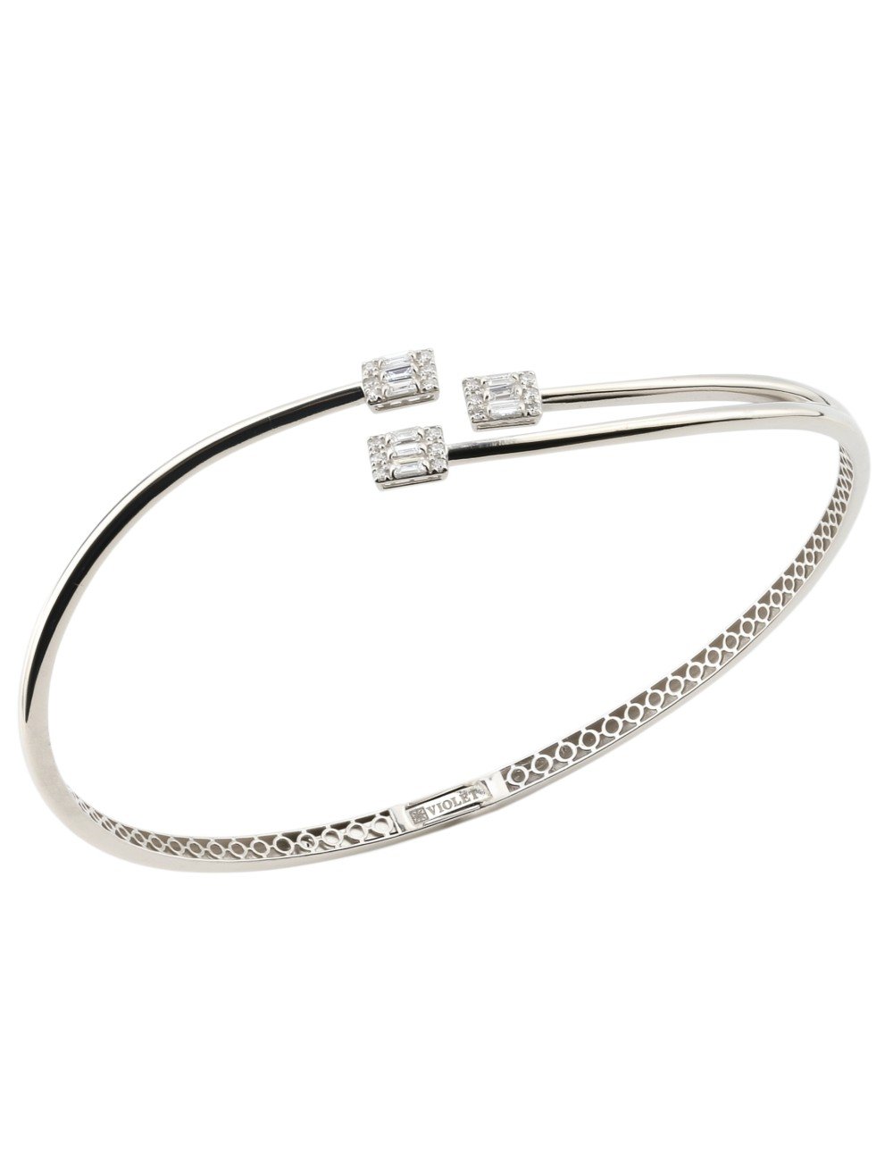 Браслет из белого золота c бриллиантами