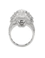 Кольцо из белого золота c бриллиантами