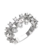 Кольцо из белого золота c бриллиантами