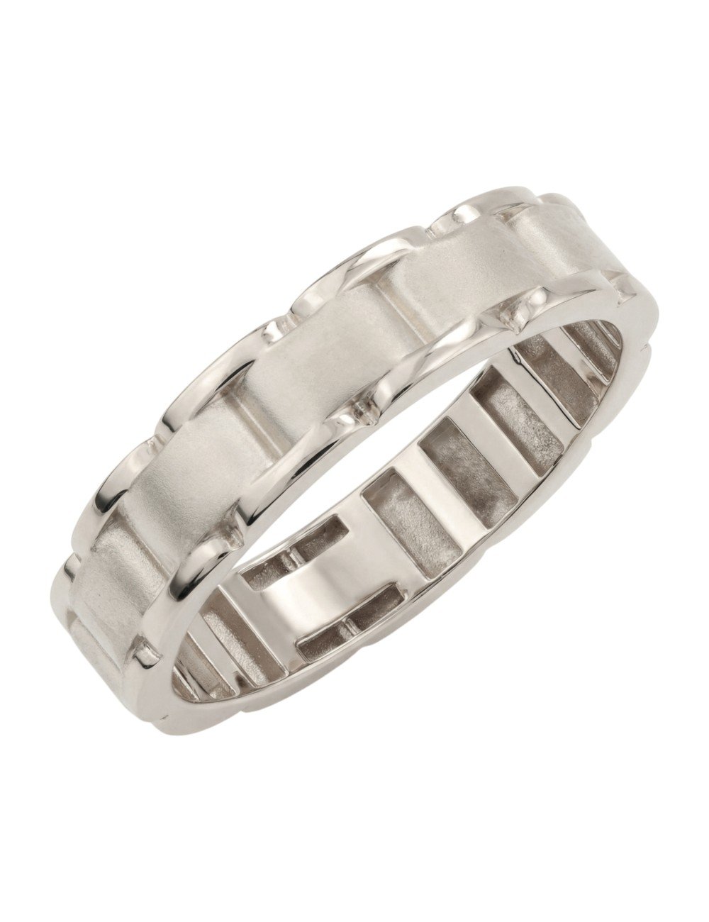 Кольцо из белого золота