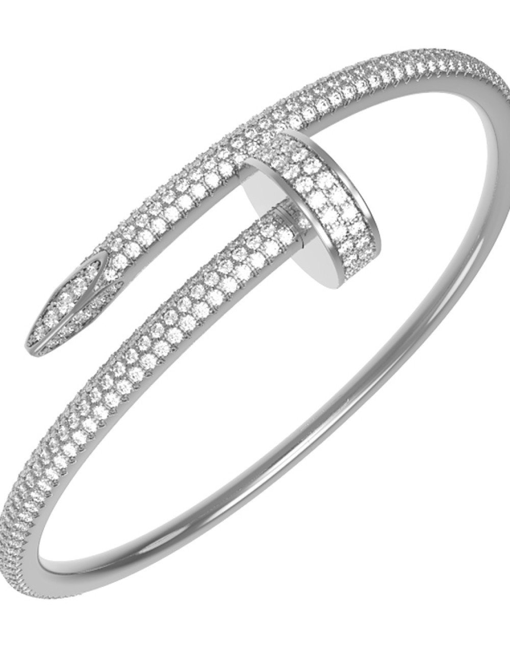 Браслет из белого золота c бриллиантами