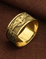 Кольцо из лимонного золота