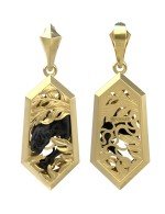 Подвеска из лимонного золота