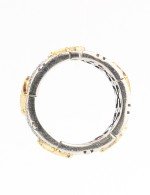 Подвеска из серебра и золота c рубином