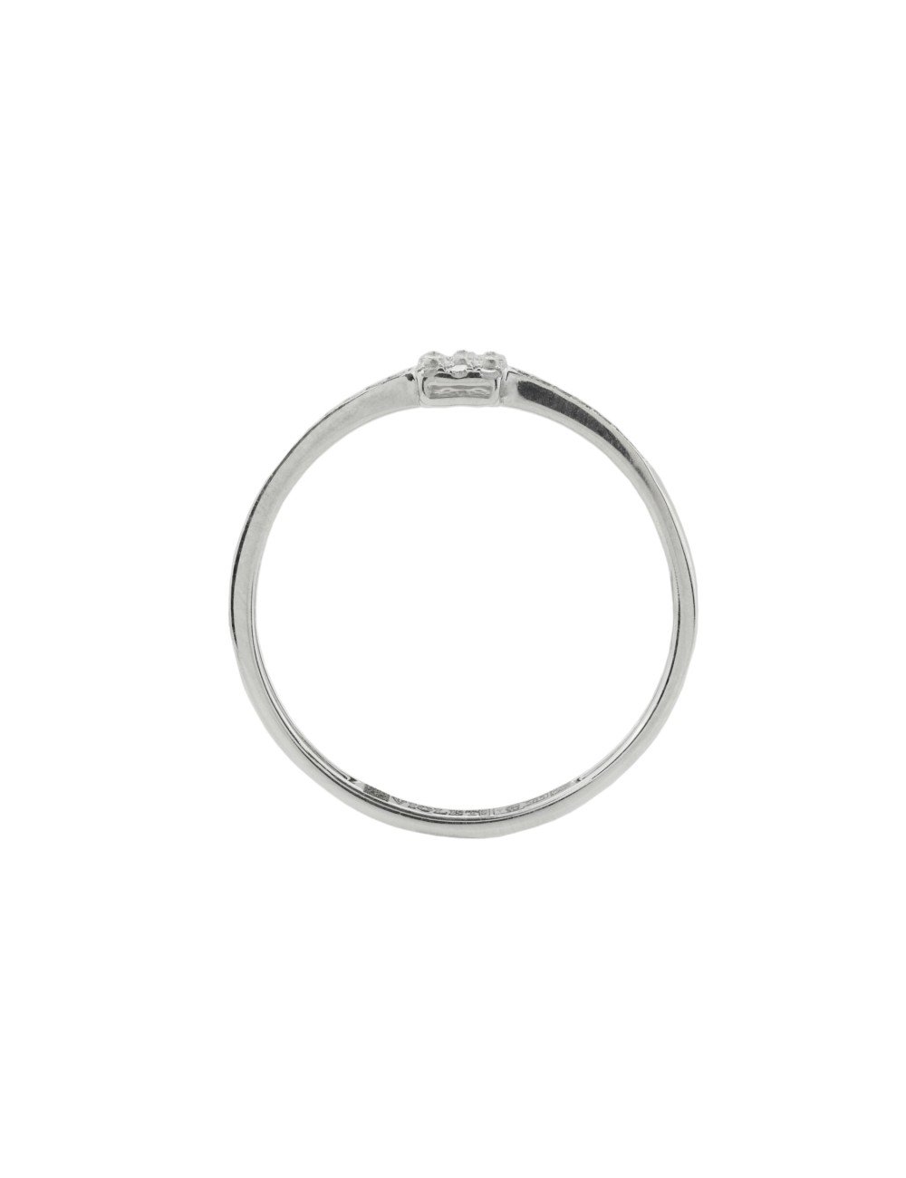 Кольцо из белого золота c бриллиантами