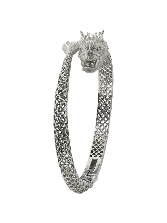 Браслет из белого золота 585 пробы c бриллиантами