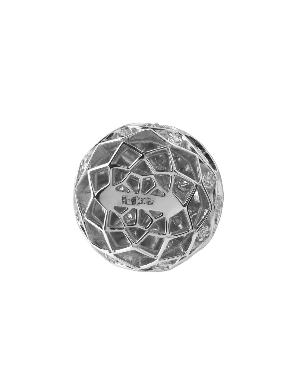 Подвеска из белого золота c бриллиантами