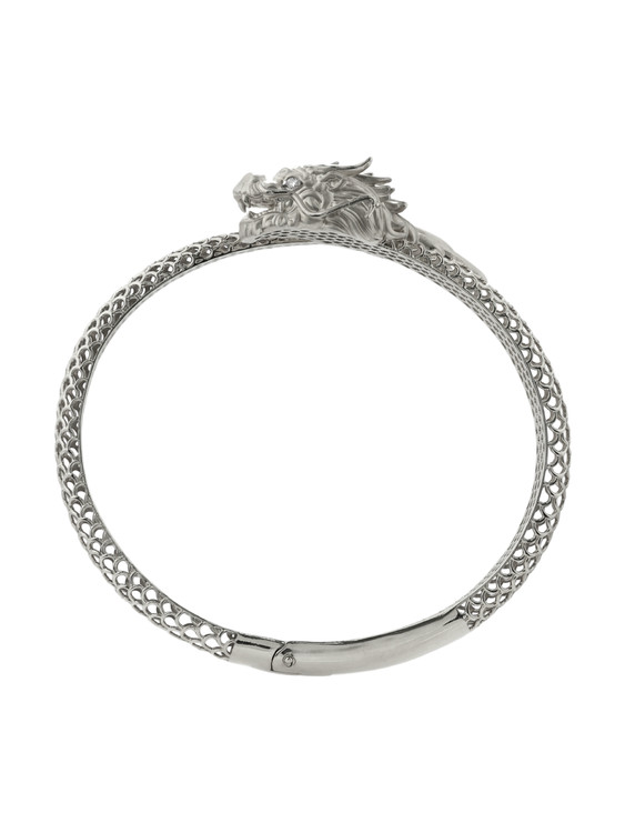 Браслет из белого золота 585 пробы c бриллиантами