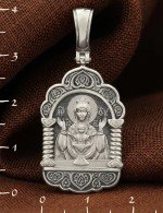 Образок из белого золота