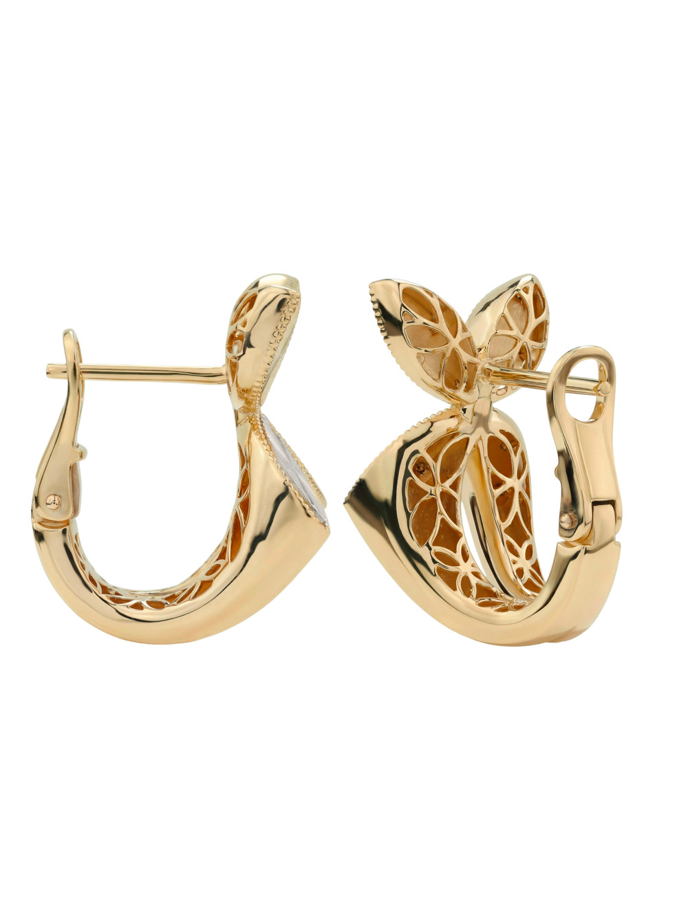 Серьги из красного золота 585 пробы