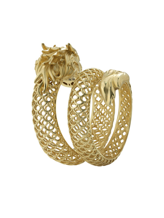 Кольцо из лимонного золота 585 пробы c бриллиантами