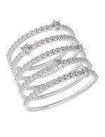 Кольцо из белого золота c бриллиантами