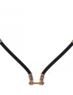 Шнурок шёлковый из золота c шёлковым шнурком