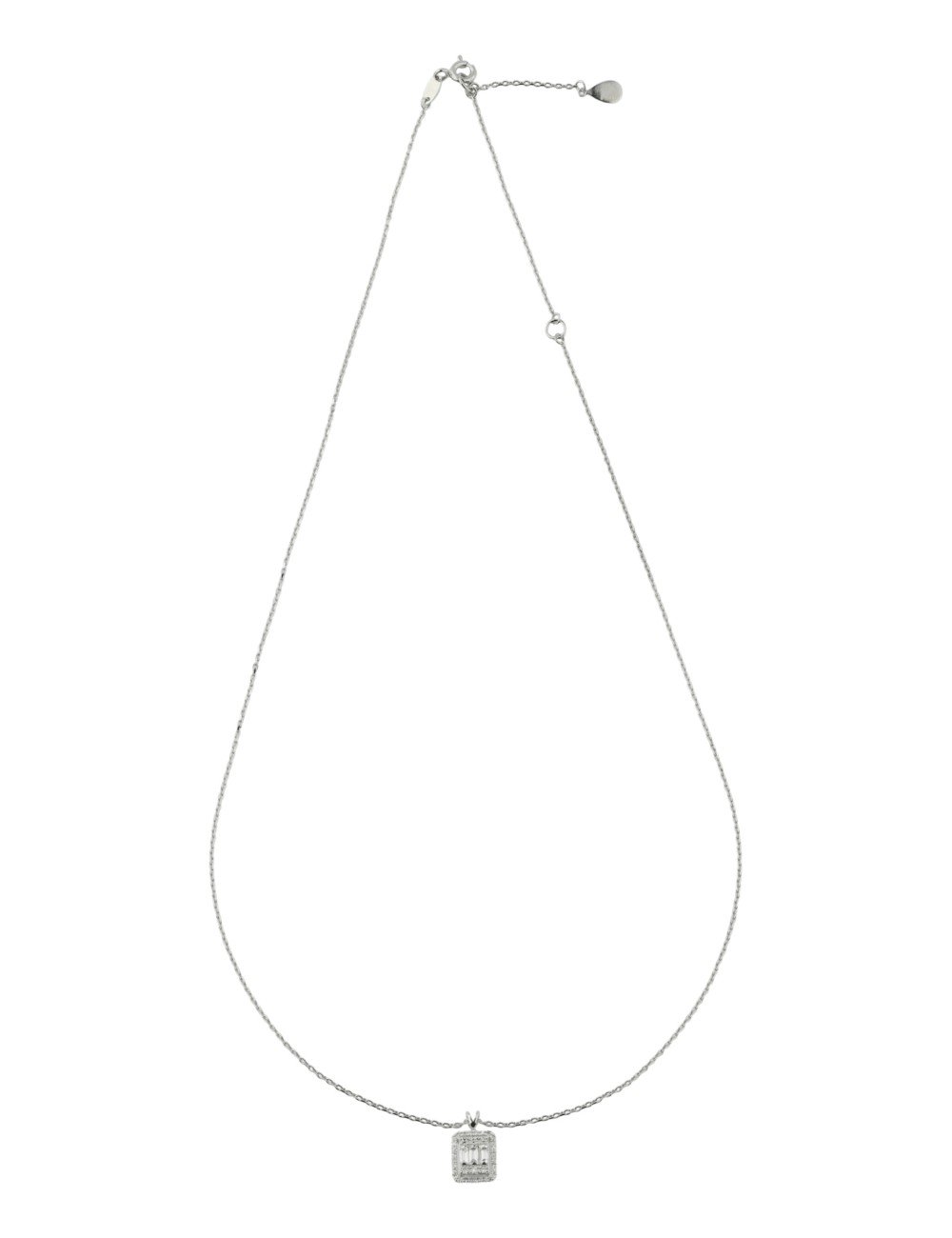 Колье из белого золота c бриллиантами