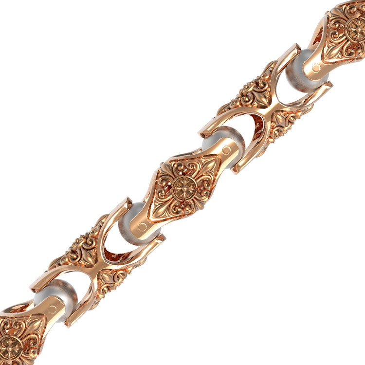 Цепь из красного золота 585 пробы