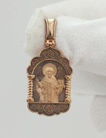 Образок из золота 585 пробы