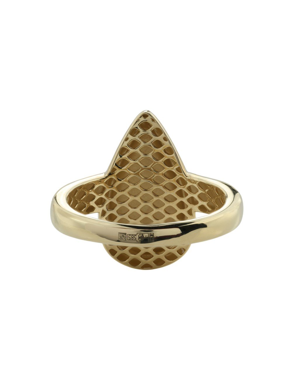 Кольцо из лимонного золота