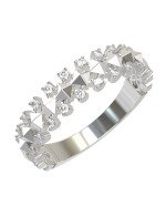 Кольцо из белого золота c бриллиантами