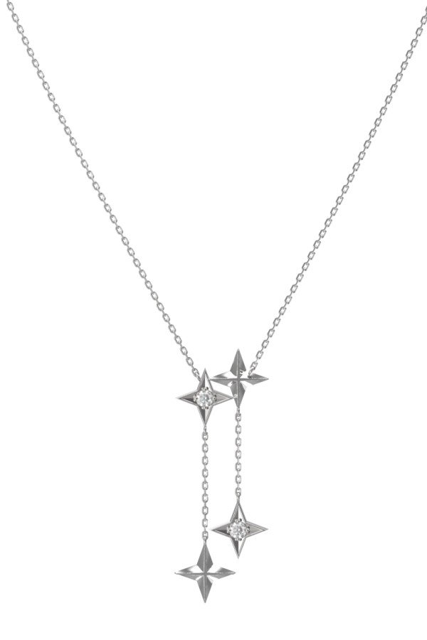 Колье из белого золота c бриллиантами