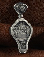 Крест из белого золота