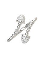 Кольцо из белого золота c бриллиантами