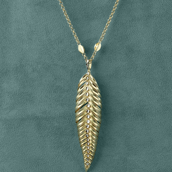 Колье из лимонного золота 585 пробы