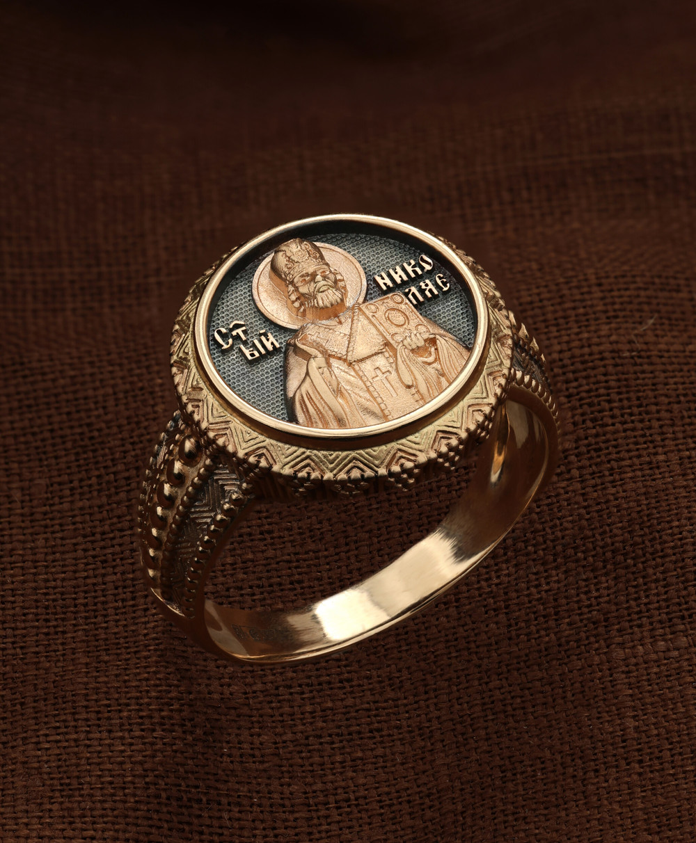 Кольцо из красного золота 585 пробы