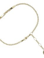 Браслет из лимонного золота c бриллиантами и малахитом