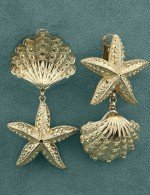 Серьги из лимонного золота 585 пробы