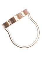 Кольцо из золота c тигровым глазом