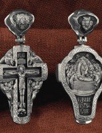 Крест из белого золота