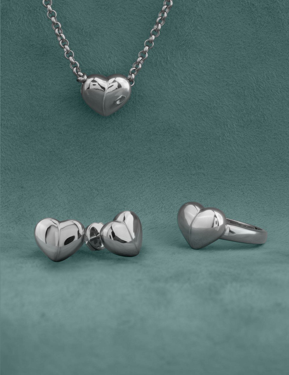 Серьги из белого золота