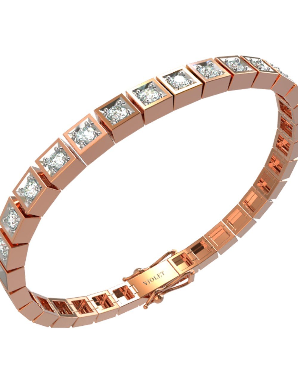 Браслет из золота c бриллиантами