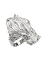 Кольцо из белого золота c бриллиантами