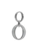 Подвеска из белого золота c бриллиантами