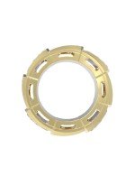 Подвеска из лимонного золота c бриллиантами и перламутром